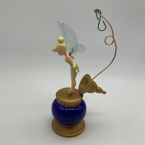 Hallmark Keepsake Tinker Bell Peter Pan Wind Up Motion Ornament and Card 2002